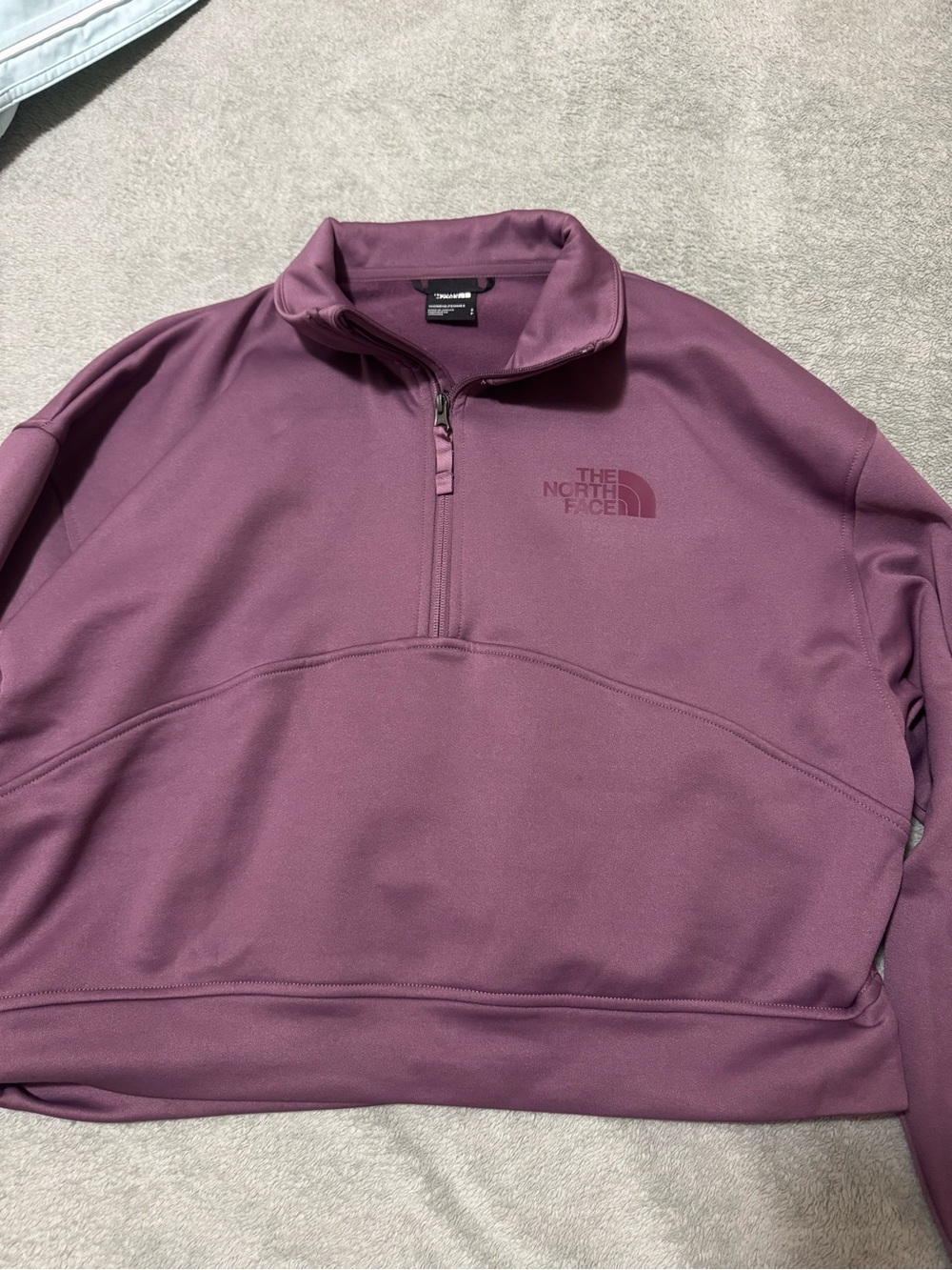 The North Face Men’s Half-Zip Pullover Sweater - Plum